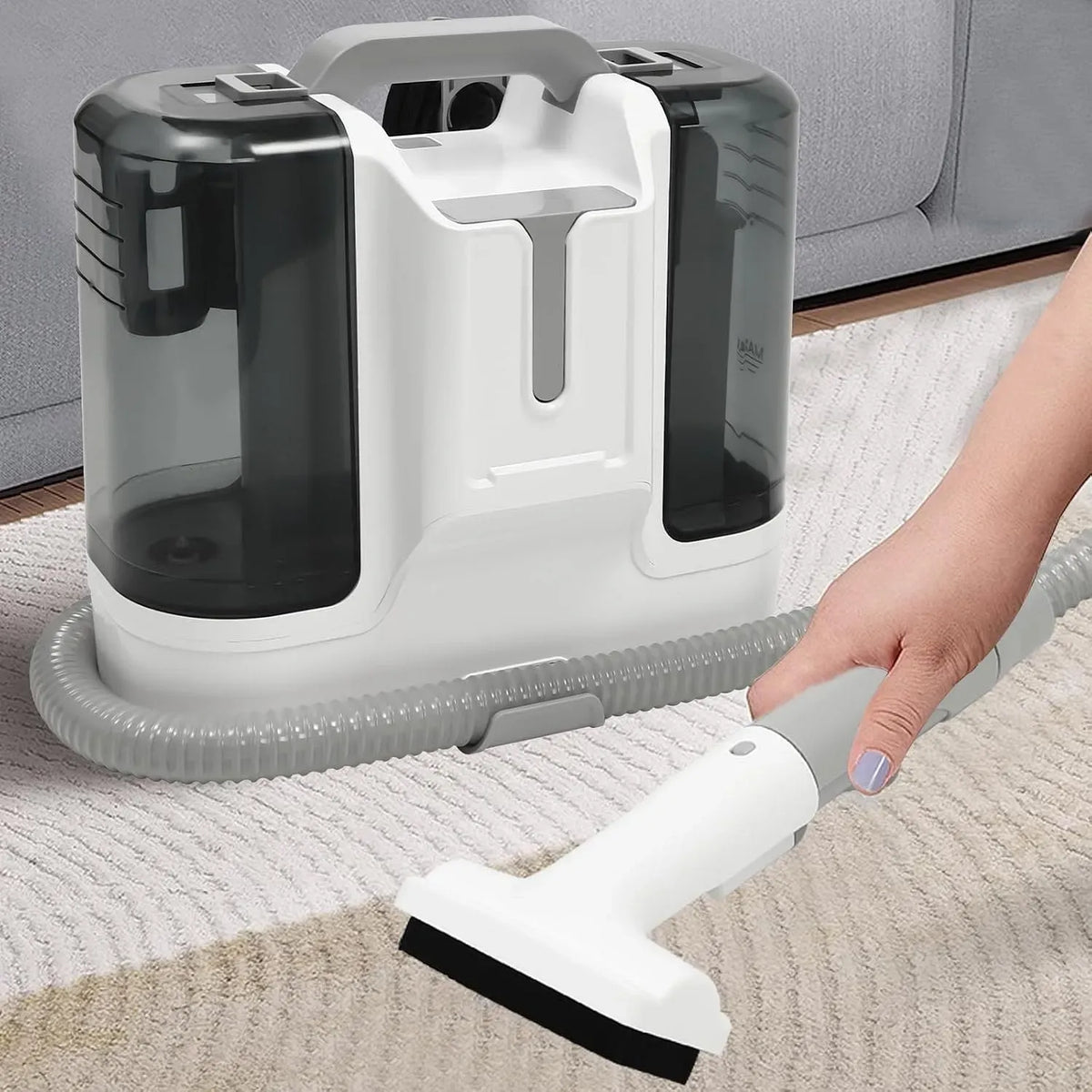 Nettoyeur, tapis, portable, 450 W, 11 Kpa, pour tapis