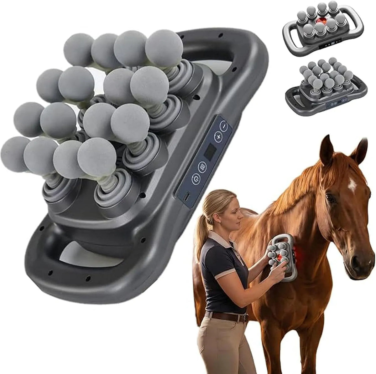 16H appareil de massage musculaire, Masseur, Pistolet De Massage Vitalhorse