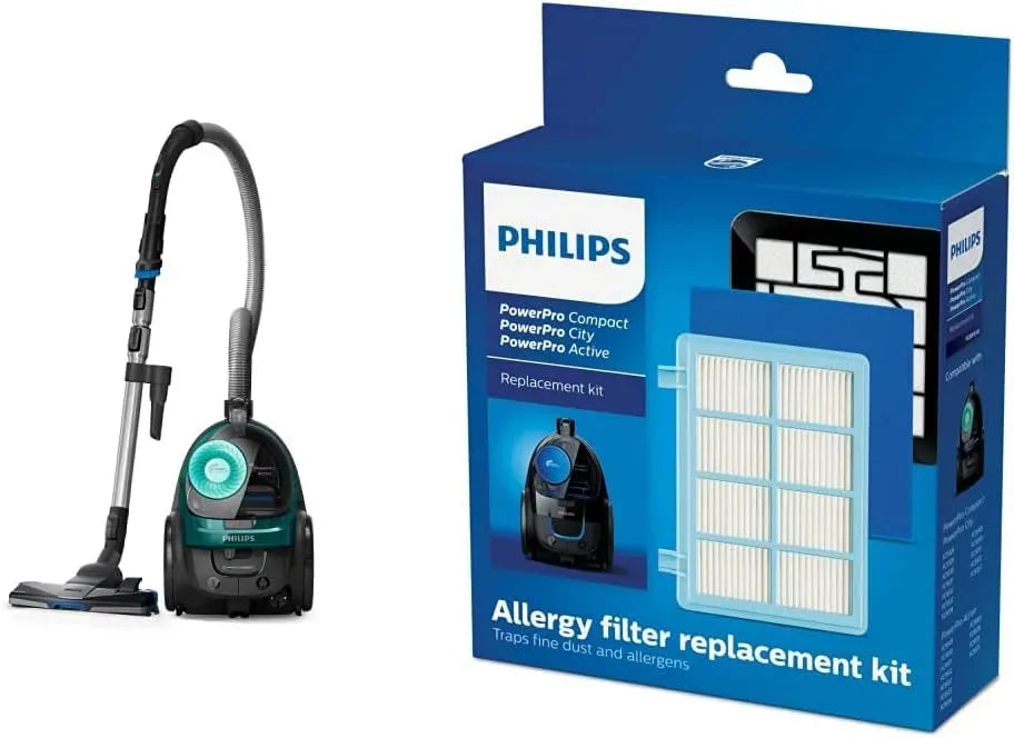 Philips FC9555/09 Aspirateur, 650 W, 76 dB, dalle IPS, vert