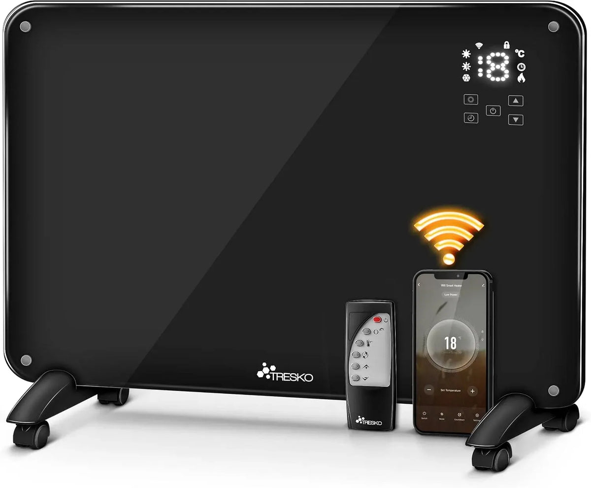 Thermostat intelligent, TRESKO, Wi-Fi, Chauffage, fonction chauffante