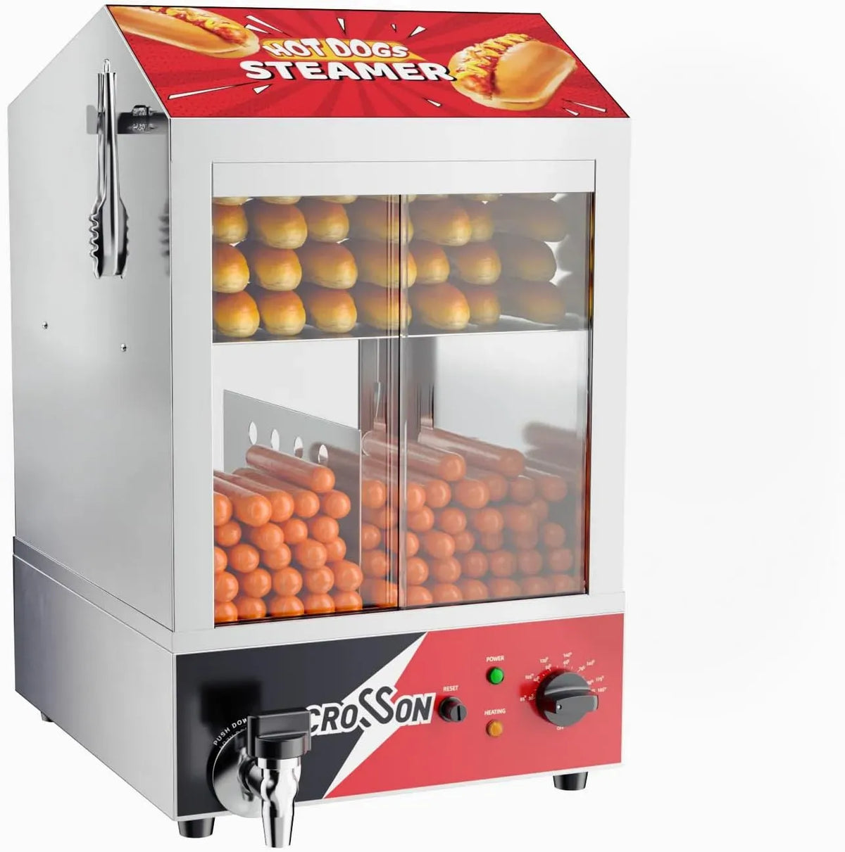 Machine, 42 L, 1200 W, professionnel, fonction chauffante, CROSSON