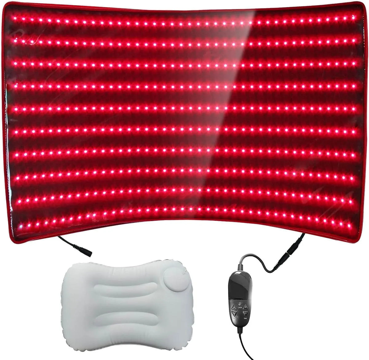 660nm 850nm Tapis, 96,9 × 61 cm, 10 Hz, 70 W, 40 Hz, 5 Niveaux, rouge