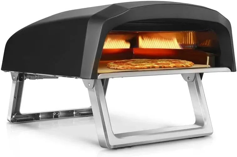 Four électrique à pizza, portable, extérieur, une pierre et un tuyau de régulateur, Cuisson des pizzas de