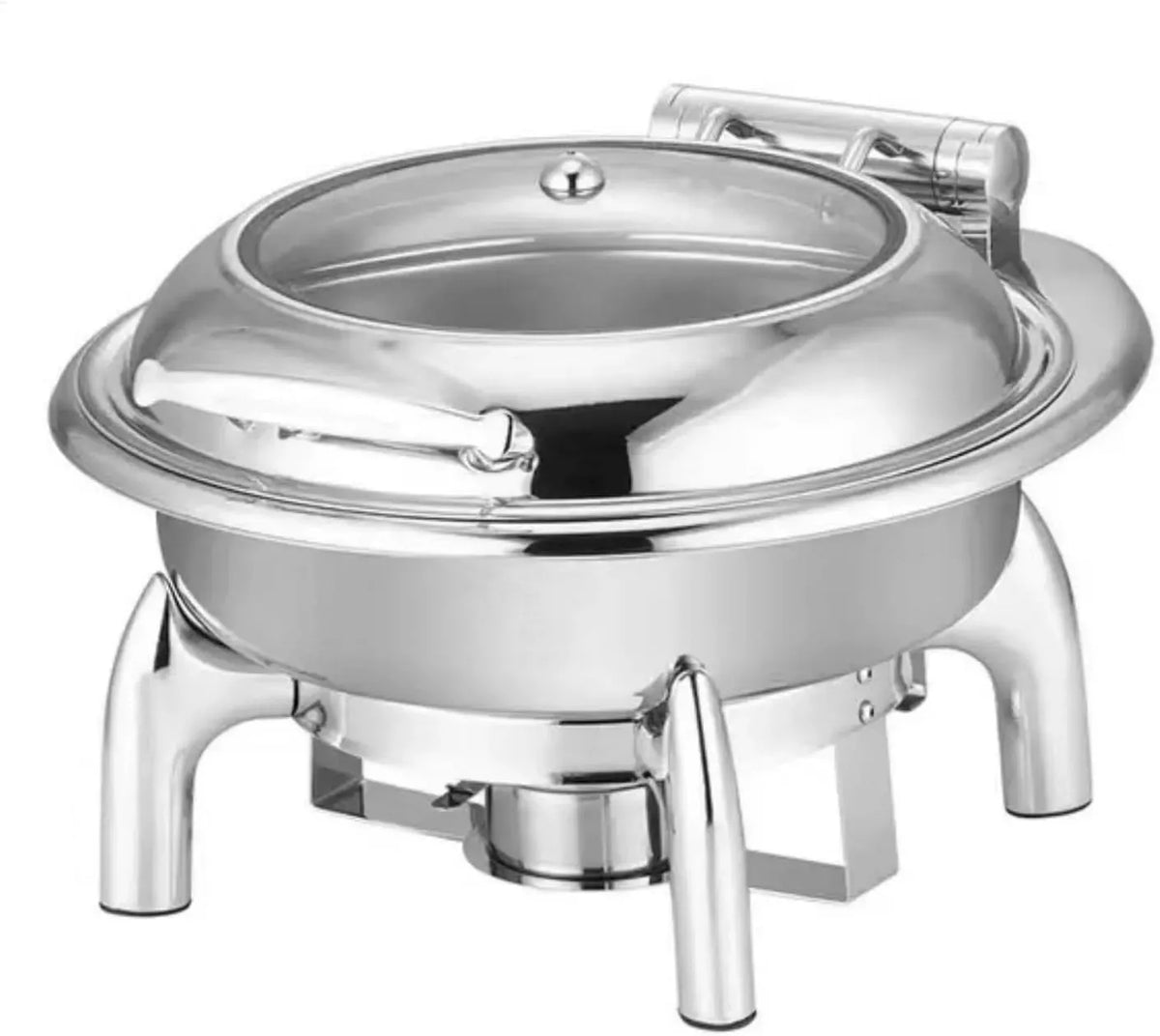 Chauffe-plats de buffet, acier inoxydable, Chauffage