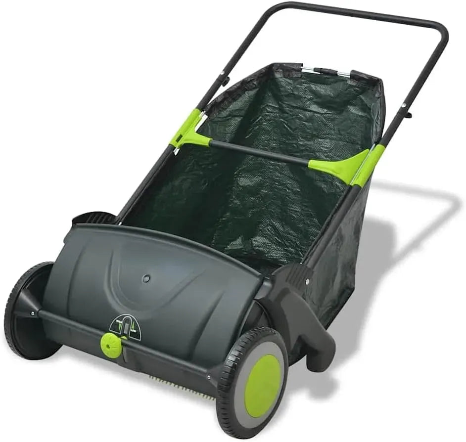 vidaXL Balayeuse à Gazon 103 L, machine de balayage des sols