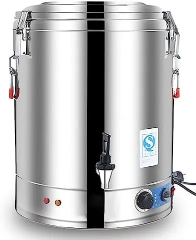 idéale pour Les cafés, contrôle de la température, pour Fontaine à Eau Chaude Professionnelle en Acier Inoxydable Grande capacité, 30 L, 40 L, 50 L