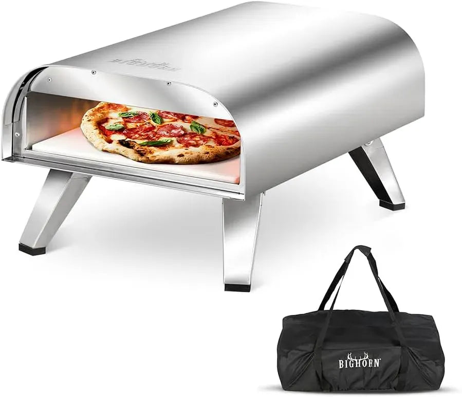 Four électrique à pizza, BIGHORN, portable, four de cuisson, pieds pliable;four à pizza portable