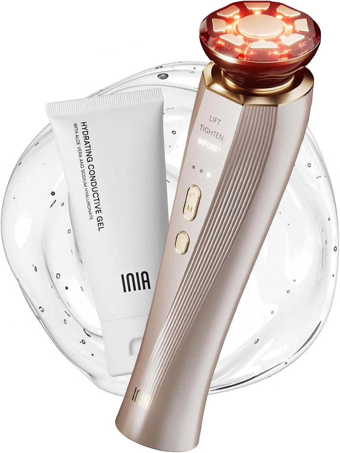 Appareil, INIA, Appareil de Lifting Visage à Micro-courant équipé de Luminothérapie