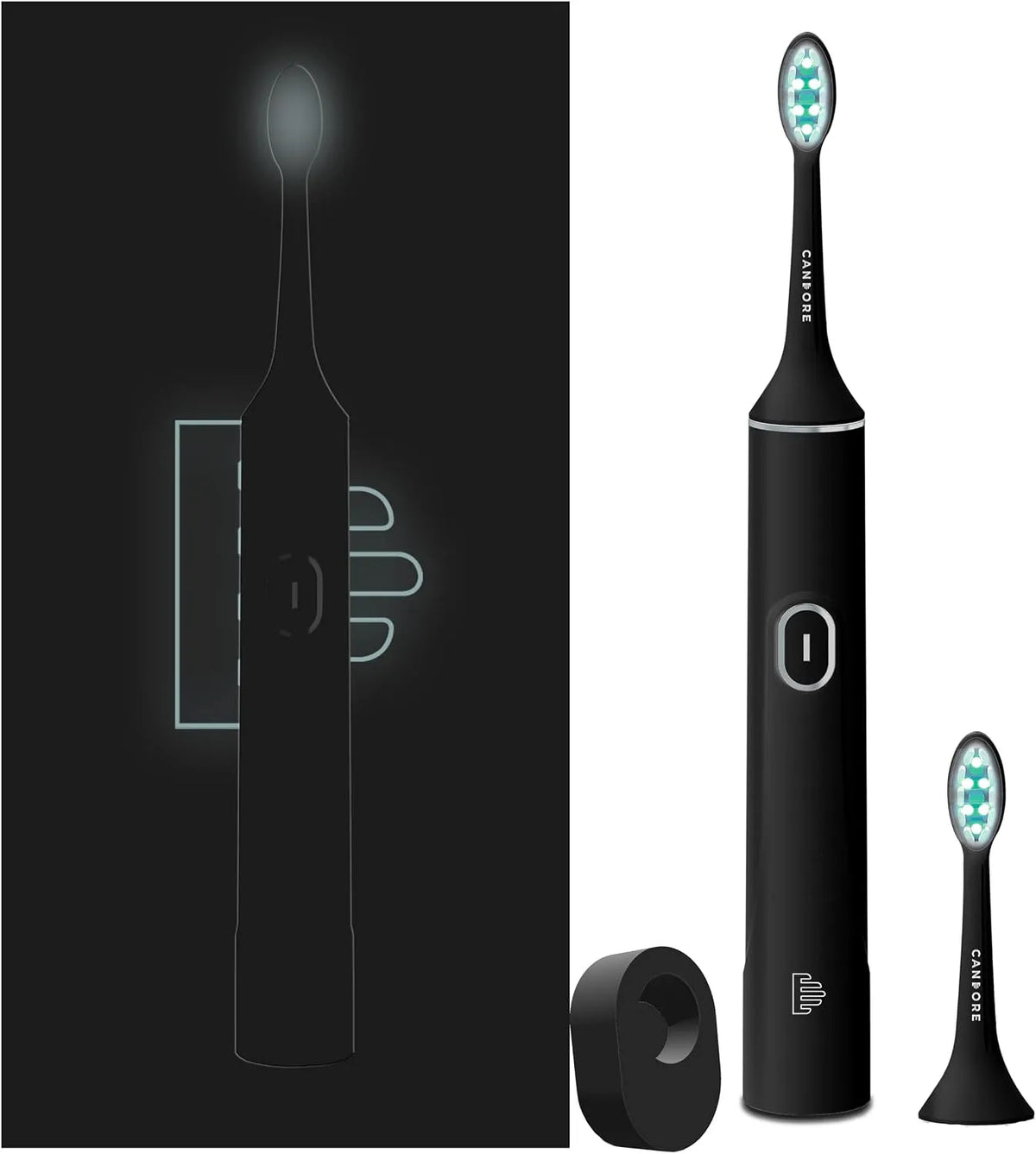 Batterie, Brosse, brosse à dents rechargeable, 50 dB, tactile, effet 3D, silencieux