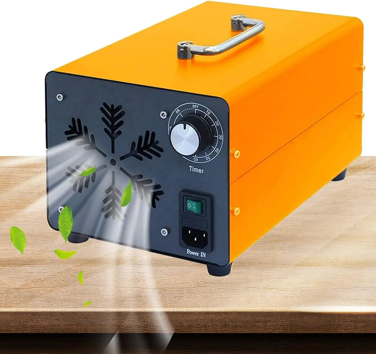 Purificateur d'air, RDJSHOP Orange-5000mg/h, minuteur, industriel, professionnel