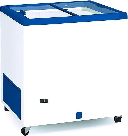 Congélateur, 220 L, industriel, professionnel, restaurant, MBH, MBH - Congélateur coffre professionnel de 85 cm et 220 litres avec portes coulissantes