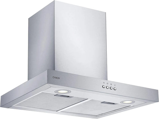Candy CMB655x Hotte aspirante, hotte de cuisine, installation murale, CANDY Hotte decorative murale CMB655x