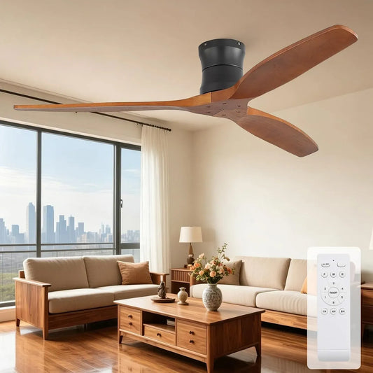 Ventilateur, 132cm, Sofucor, minuteur, décoration de salon, silencieux, 2 zones de température, Moteur DC Silencieux, 6 Vitesses