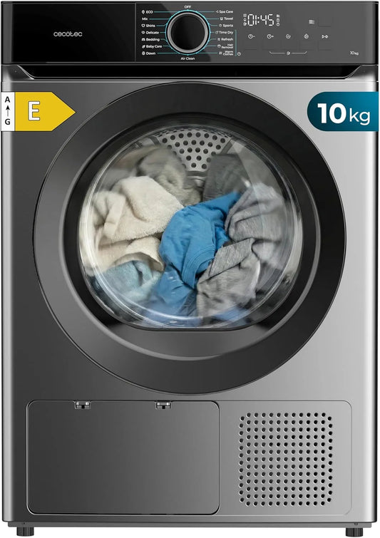 Cecotec Bolero Dresscode Dry Sèche-linge, 700 W, 15 programmes, 10 kg, classe énergétique E