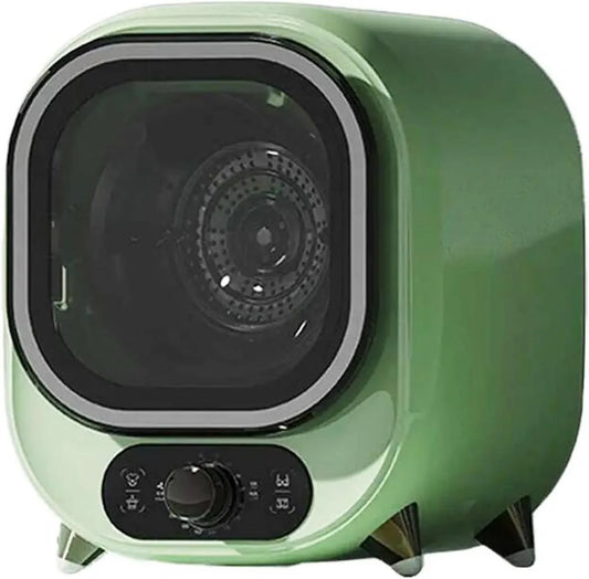Sèche-linge, 450 W, 0.8 kg, portable, autonome, acier inoxydable, vert, Séchage Doux Et Précis, Sécheur Tambour en Acier Inoxydable 0