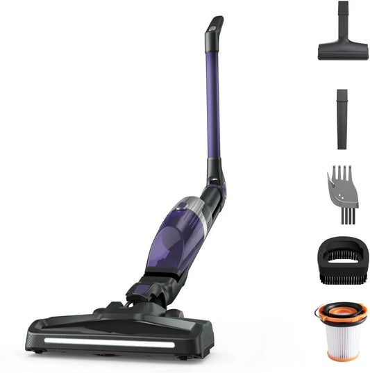 Rowenta 2-en-1 RH1238WO Aspirateur, noir, Tube flex bidirectionnel
