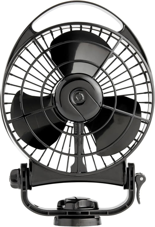 Ventilateur, SEEKR BORA DC 3 12/2V, tactile, 3 vitesses, silencieux, camping, noir, Commande tactile, silencieux et économe