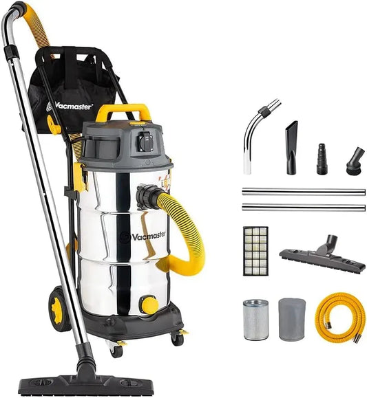 Aspirateur, 1600 W, Vacmaster HEPA 13, industriel, acier inoxydable