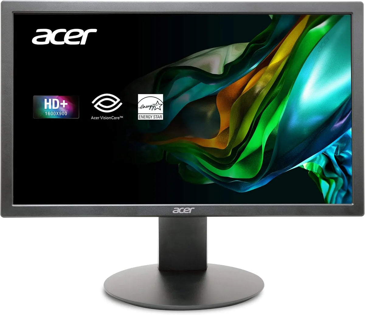 Acer K202Q Moniteur, 19, 5 pouces, 1600 × 900, 75 Hz, HDMI, professionnel, Montage VESA, Technologies VisionCare, Filtre BlueLight et Technologie