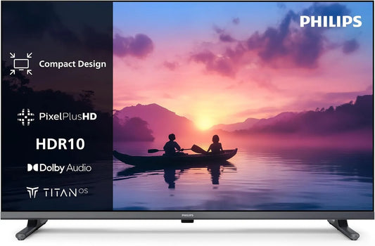 Philips 32PFS6000 Smart TV, 32 pouces, téléviseur, dalle IPS, Google Assistant, Alexa et Siri, Plateforme Titan OS et Son Dolby Digital