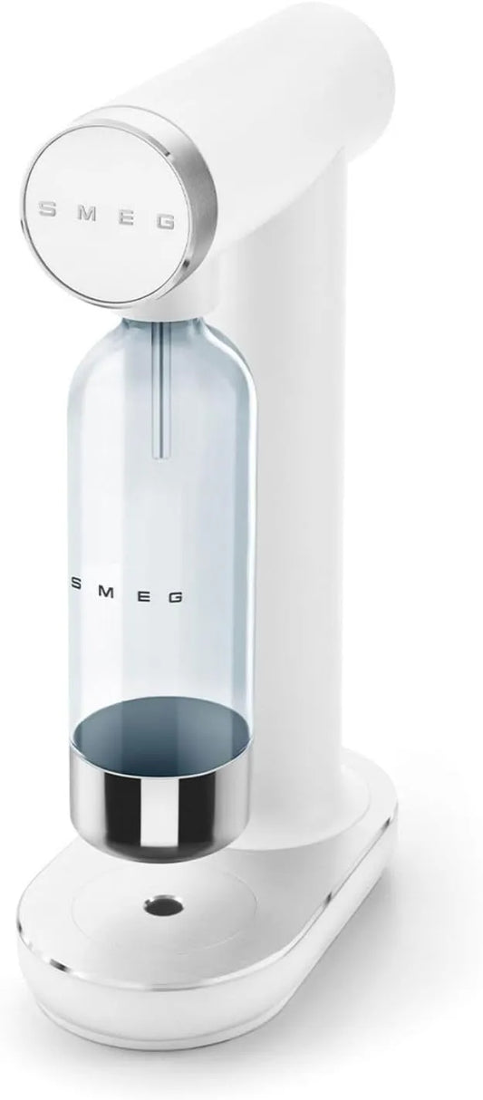 Smeg SKC01WHM CO2 Machine à Eau, Bouteille, 800 ml, tactile, blanc