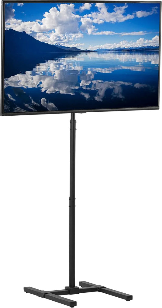 Meuble TV, 50 pouces, 200x200 mm, VIVO STAND-TV17, 4K UHD, OLED, écran LCD, noir, VESA max, poteau haut pour tapis de course et vélos elliptiques