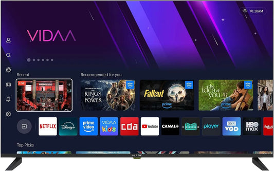 Smart TV Elegance, téléviseur, 4K UHD, HDR, triple tuner DVB-T2, S2, HDMI, USB, Wi-Fi, enregistrement PVR, Dolby Digital Plus, D-LED, VIDAA OS