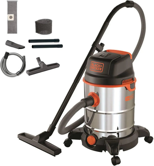 Black+Decker BXVC30XDE Aspirateur, 30 L, 1600 W, noir