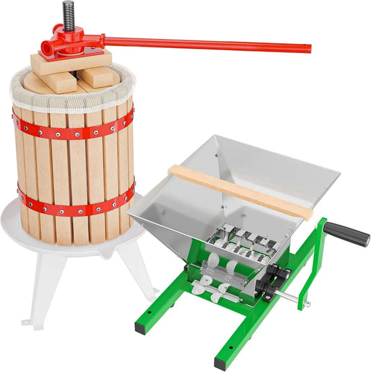 Wiltec Pressoir, Presse, 6 L, 7 L, pour Moût de Pomme Poire Raisins Baies
