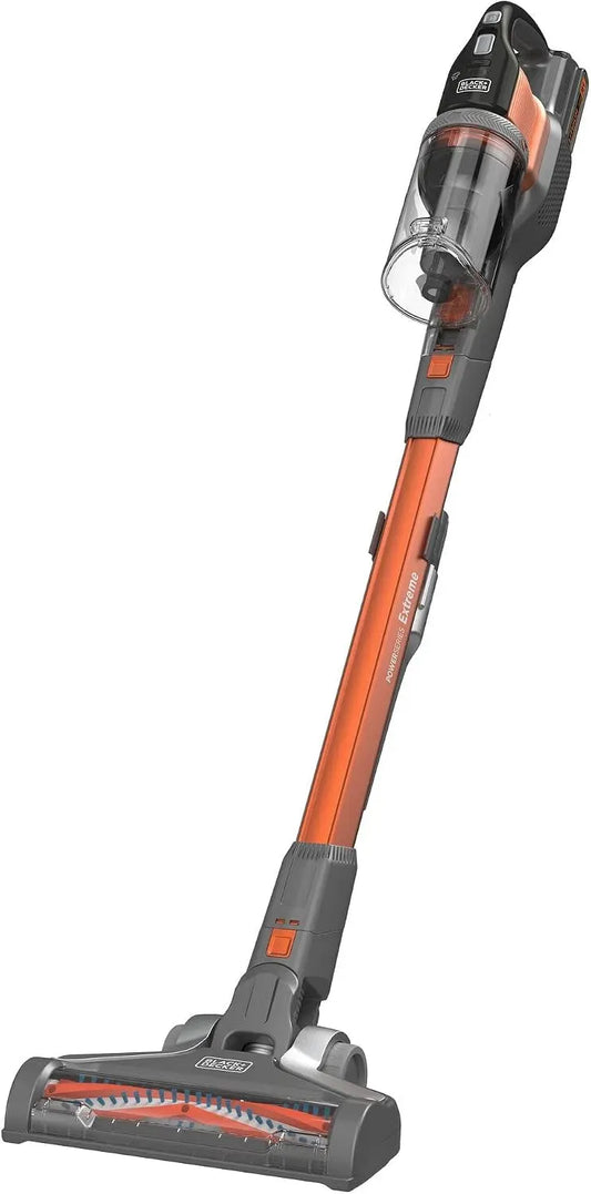 Black+Decker BHFEV182C-QW Aspirateur, 36 W, 18 V, 3 vitesses, noir, Autonomie de 58 Min, 650 ML
