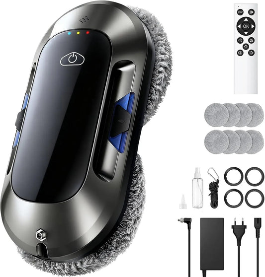 robot aspirateur laveur, Nettoyeur, nettoyeur électrique de vitres, 3 Modes, pour Un Entretien Efficace des Vitres