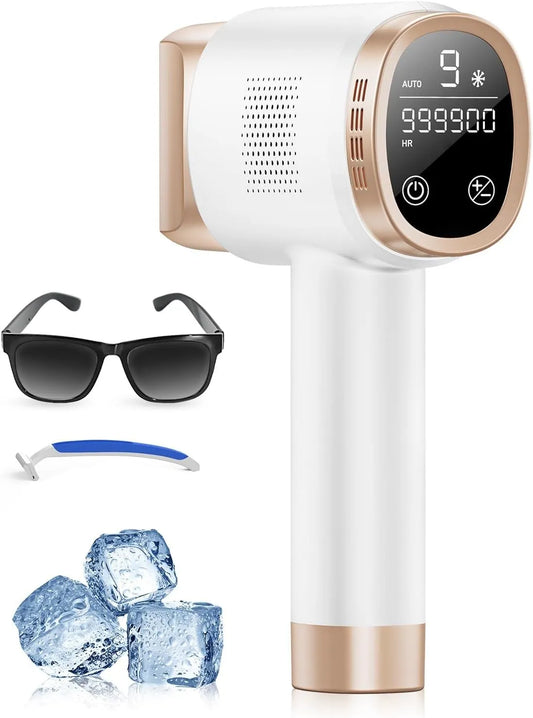 appareil d'épilation électrique pour femme, Épilateur, 9 Niveaux, blanc, pour Femmes et Hommes