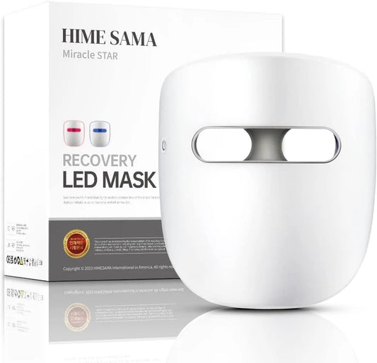 Soin de la Peau, Masque LED Visage, Rouge + NIR & Bleu