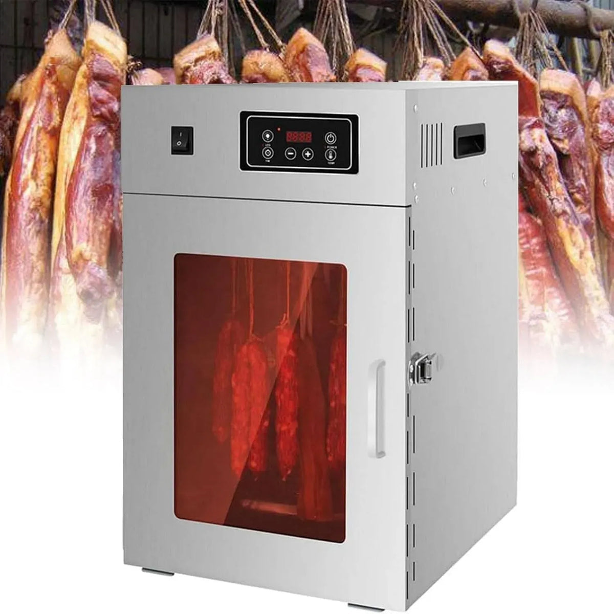 W/1000 30kg/time-Standard Idéal Pour Viande Séchée, Fruits, Déshydrateur Alimentaire Professionnel 14/30 Crochets, 800 W/1000 W, Capacité 15/30 Kg