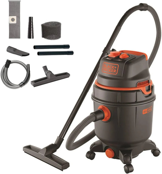 Black+Decker BXVC30PTDE Aspirateur, 30 L, 1600 W, noir