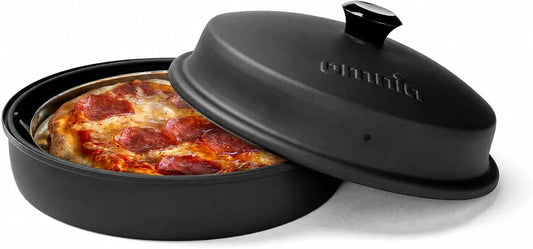 Four électrique à pizza, portable, camping, acier inoxydable, Pizza Croustillante en 8 Minutes