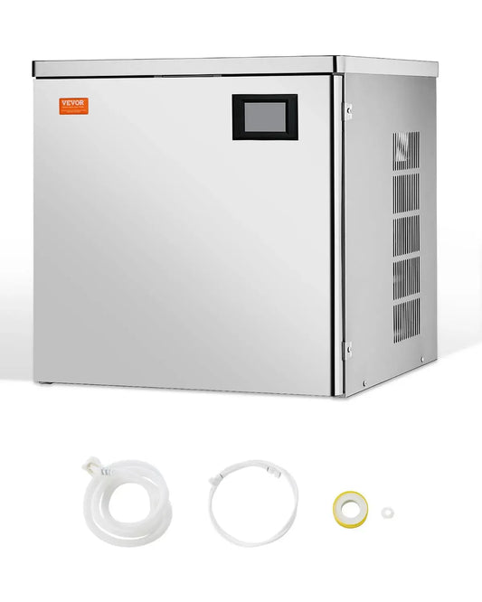 VEVOR kg/24 Machine à glaçons, restaurant, acier inoxydable, pour Cuisine Bar Restaurant Hôtel Maison