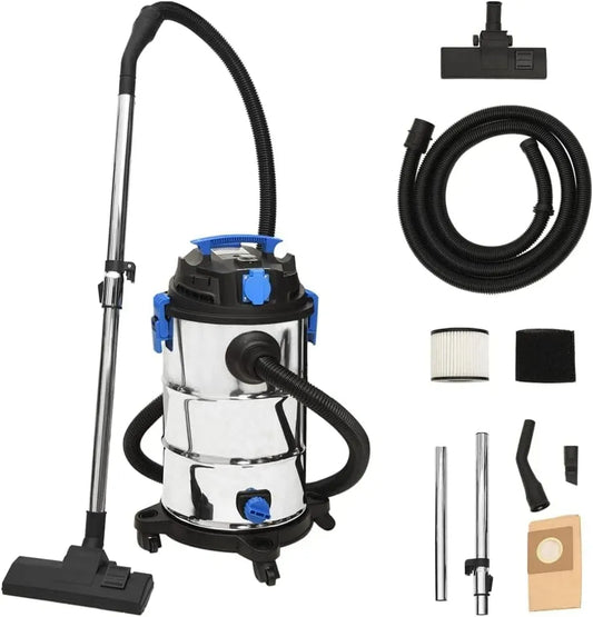 Aspirateur W 30, 30 L, 1200 W, industriel, argenté