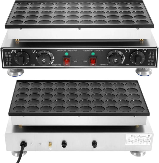 Machine à pâtisserie, Machine à muffins, gaufrier électrique, machine à café électrique, 1800 W, 50 à 300 °C, 220 V, professionnel, pour cafés