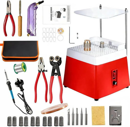 Accessoire pour appareil, 65 W, 220 V, portable, rouge, 4200 tr/min, Ponceuse à Verre Portable