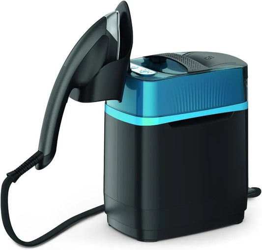 Tefal UT2020 Défroisseur vapeur hygiénique Cube Désinfectant Hygiénique Nettoyage à la vapeur vertical Repassage mobile Débit vapeur jusqu'à 90 g/min
