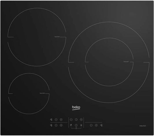 Beko HII63205MT Plaque à induction, 58 cm, 5700 W, table de cuisson à induction