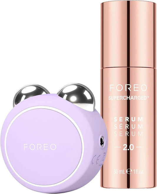 BEAR 2 Appareil, FOREO BEAR, SUPERCHARGED, 2 go Appareil facial à microcourant + Sérum SUPERCHARGED 2